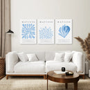 Light Blue Henri Matisse Exhibition Art Set by Wall Art Set