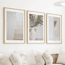 Boho Architectural Set of 3 Pieces. Neutral Tones by Wall Art Set