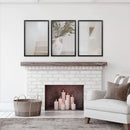 Boho Architectural Set of 3 Pieces. Neutral Tones by Wall Art Set