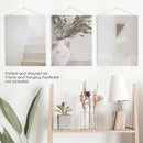 Boho Architectural Set of 3 Pieces. Neutral Tones by Wall Art Set