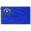 Nevada Flag with Grommets Along the Edges for Wall Hanging by Flagman of America