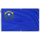 Nevada Flag with Grommets Along the Edges for Wall Hanging by Flagman of America
