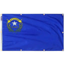 Nevada Flag with Grommets Along the Edges for Wall Hanging by Flagman of America
