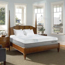 New Pluma White/Gray 12" SensaFlex GelLux Queen Mattress by Ornate Furniture