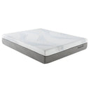 New Pluma White/Gray 12" SensaFlex GelLux Queen Mattress by Ornate Furniture