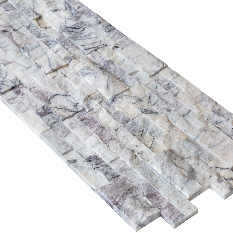 New York Marble 3D Ledger Panel 6"x24" – Split-Face Wall Tile, Full Truckload