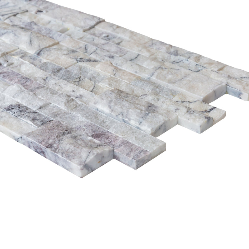 New York Marble 3D Ledger Panel 6"x24" – Split-Face Wall Tile, Full Truckload