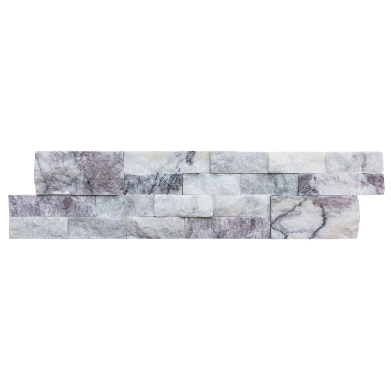 New York Marble 3D Ledger Panel 6"x24" – Split-Face Wall Tile, Full Truckload
