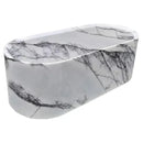 Polished Marble Hand Carved Freestanding Bathtub 32 x 73 x 24