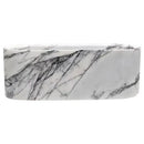 Polished Marble Hand Carved Freestanding Bathtub 32 x 73 x 24