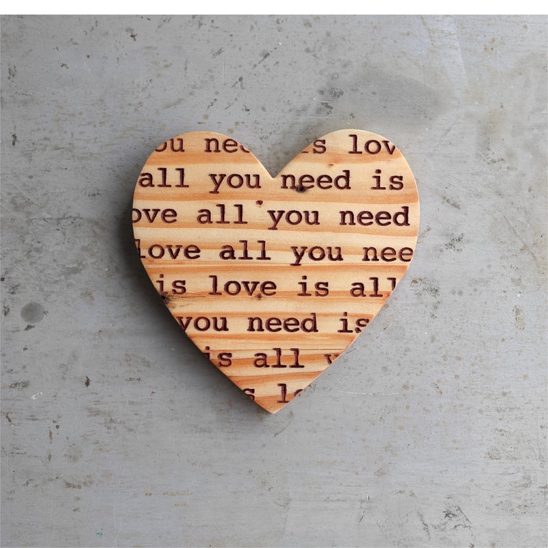 All You Need Is Love Pallet Wood Hearts
