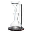 Wine Tower Decanting Aerator Set By Unique Wine Decanter 2 Aerating Parts Upper Lowe by The Wine Savant
