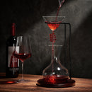 Wine Tower Decanting Aerator Set By Unique Wine Decanter 2 Aerating Parts Upper Lowe by The Wine Savant