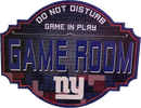 New York Giants 12" Game Room Wood Sign
