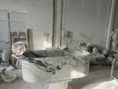 Polished Marble Hand Carved Freestanding Bathtub 32 x 73 x 24