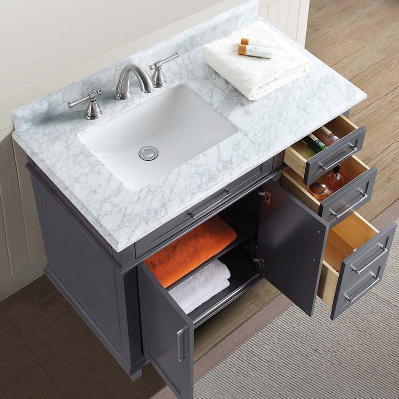 Newport 42" Bathroom Vanity Charcoal