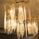 Niagara Brass Crystal Chandelier