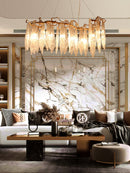 Niagara Brass Crystal Chandelier