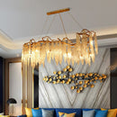 Niagara Brass Crystal Chandelier