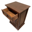Traditional Small Rustic Nightstand in Mesquite Finish