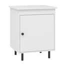 Nightstand Mid Century End Tables with Door by LJGDeals