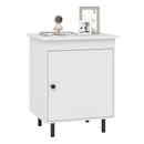 Nightstand Mid Century End Tables with Door