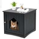 Sidetable Nightstand Weatherproof Multi-function Cat House by LJGDeals