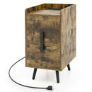 Nightstand Side Tables with 2 Drawers and 2 USB Ports by LJGDeals