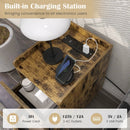 Nightstand Side Tables with 2 Drawers and 2 USB Ports by LJGDeals