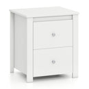 2-Drawer Nightstand with Storage for Bedroom & Living Room