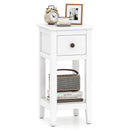 3-Tier Nightstand with Drawer and Open Storage Shelf by LJGDeals