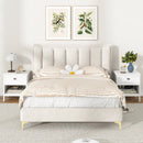 2-tier Wood Nightstand with Drawer and Open Storage Shelf for Bedroom-White by LJGDeals