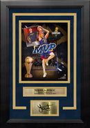 Nikola Jokic 2023 NBA Finals MVP Denver Nuggets 8x10 Framed Basketball Photo with Engraved Autograph by Dynasty Sports & Framing