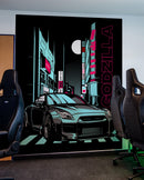 Nissan GTR Sports Car Wallpaper. Illustration of the iconic GTR.