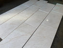 Noble Light Botticino Marble French Pattern Brushed / St. Edge Tile