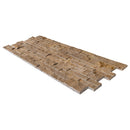 Noce Brown Ledger 3D Panel 6"x24" Natural Travertine Wall Tile - Full Truckload