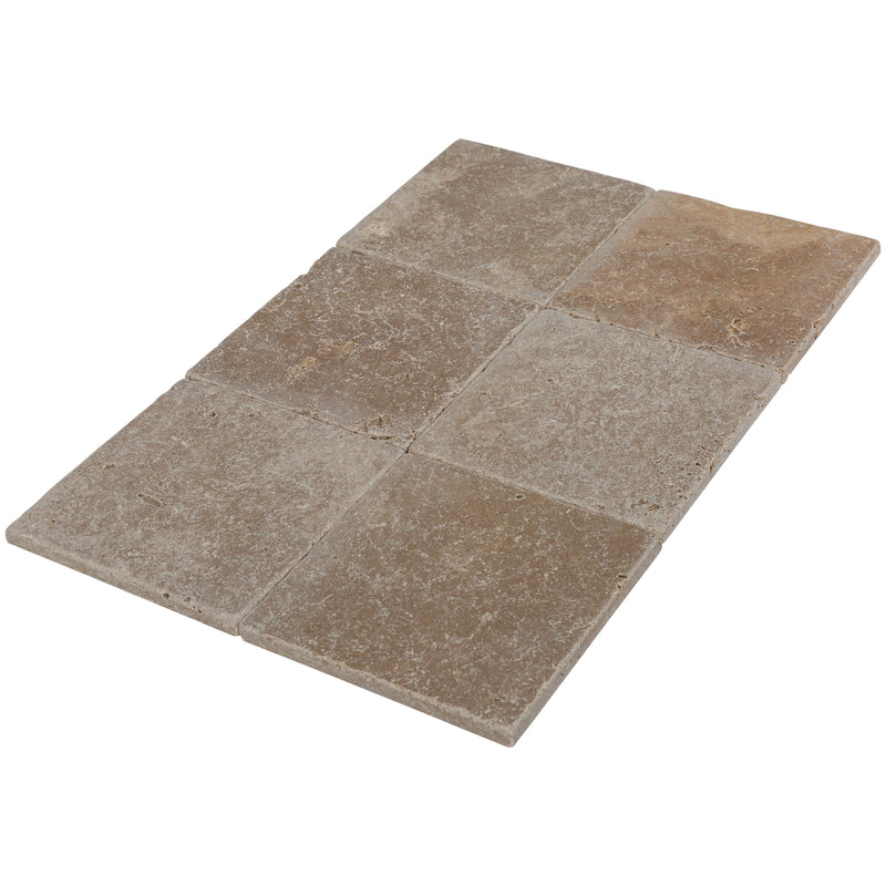 Noce Tumbled Travertine Tiles