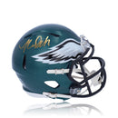 Nolan Smith Philadelphia Eagles Autographed Mini-Helmet by Dynasty Sports & Framing