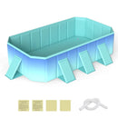 Portable Above Ground Swimming Pool with 24 Wall Panels by LJGDeals