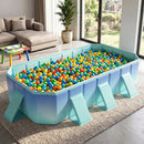 Portable Above Ground Swimming Pool with 24 Wall Panels by LJGDeals