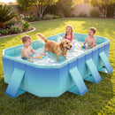 Portable Above Ground Swimming Pool with 8 Support Panels by LJGDeals