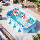 Portable Above Ground Swimming Pool with 8 Support Panels by LJGDeals