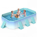 Portable Above Ground Swimming Pool with 8 Support Panels by LJGDeals