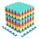Interlocking Foam Floor Tiles 36-Pack with Borders by LJGDeals
