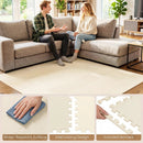 Interlocking Foam Floor Tiles 36-Pack with Borders by DirectDeals
