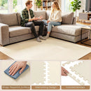 Interlocking Foam Floor Tiles 36-Pack with Borders by LJGDeals