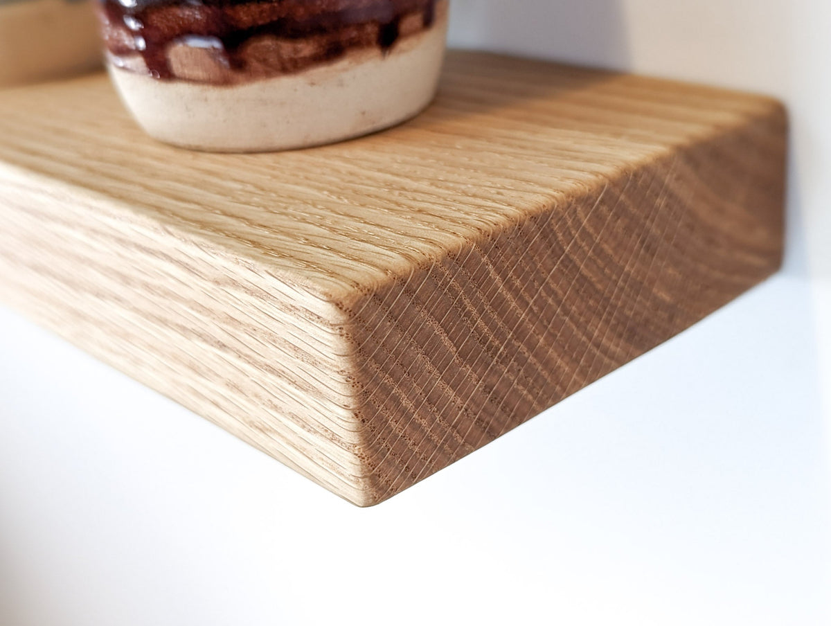 Thick Mahogany Floating Shelf in 6" to 10" lengths, photo 7 of 11
