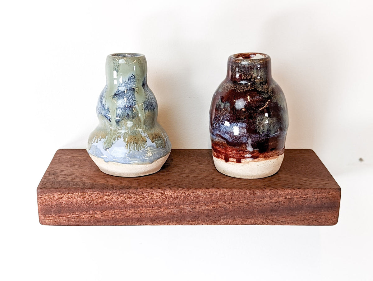 Thick Mahogany Floating Shelf in 6" to 10" lengths, photo 3 of 11
