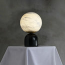 Round Alabaster Table Lamp