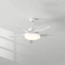 Nordic Fan Blade White Ceiling Fan Light